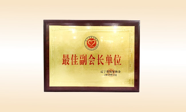 2018年3月-1XBET官网公益基金会荣获-辽宁省扶贫协会颁发的最佳副会长单位奖牌